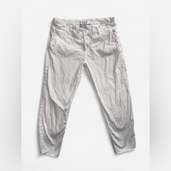 Frank & Eileen Pants - Frank & Eileen white cotton trousers (flawed item)